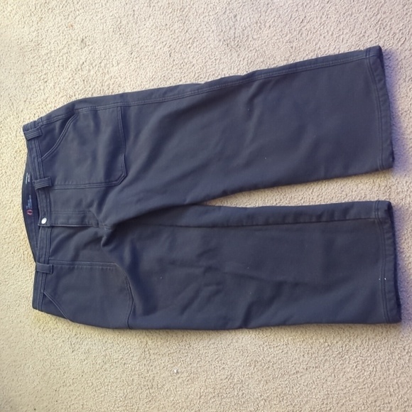 The American Outdoorsman Dark Chocolate Brown Straight Leg Fleece Pants Sz 40X30 - Picture 3 of 10